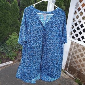 Gorgeous Catherine's 2X Tunic Blouse